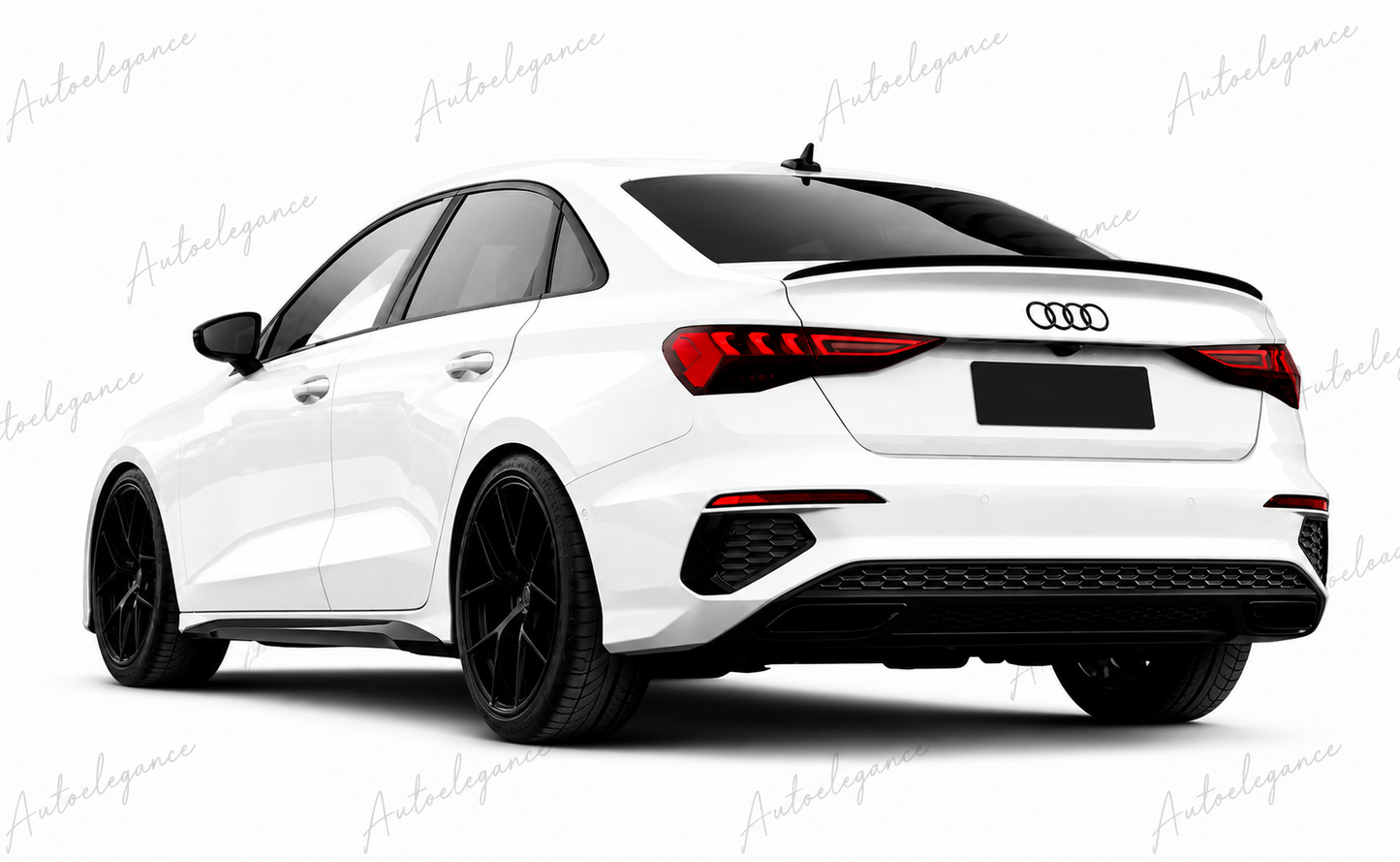 🔥ART.9888 SPOILER STILE S3 NERO LUCIDO PER AUDI A3 S3 RS3 8Y BERLINA 20+🔥