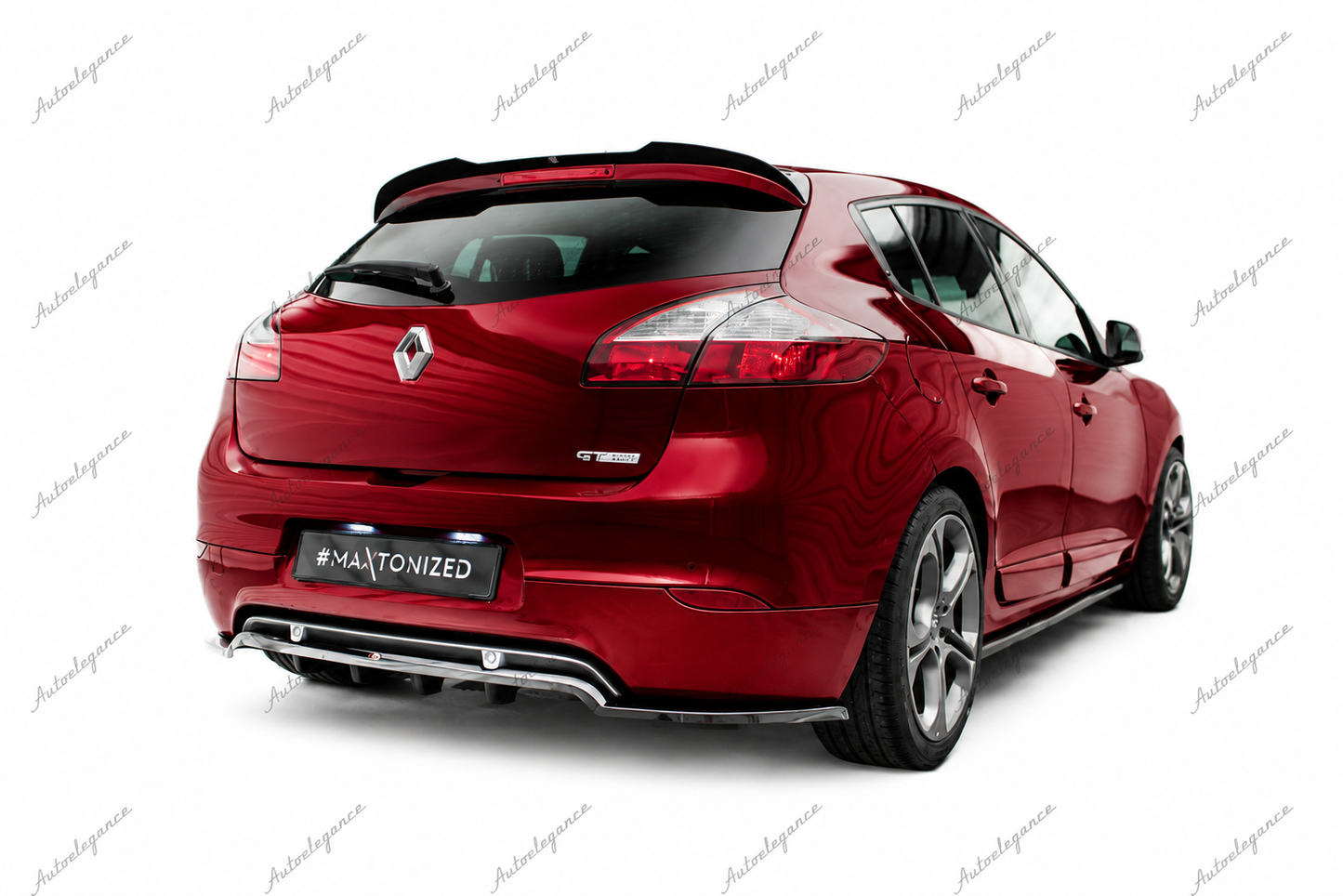 🔥ART.9836 SPLITTER POSTERIORE (CON BARRE VERTICALI) PER RENAULT MEGANE GT MK3🔥