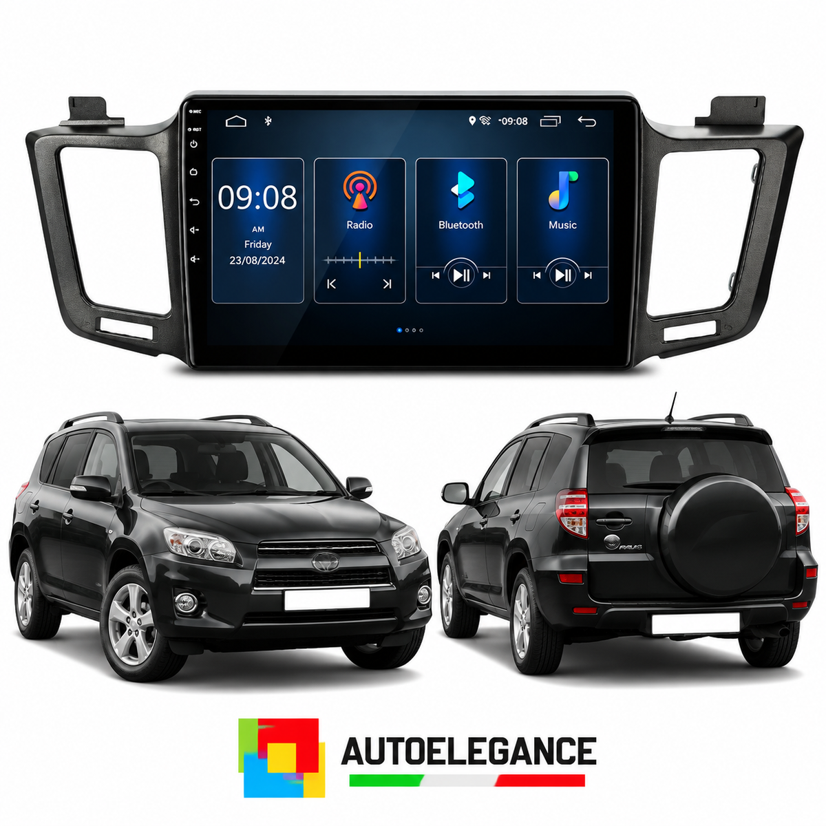 RADIO GPS ANDROID 12 ADATTO PER TOYOTA RAV4 13-17