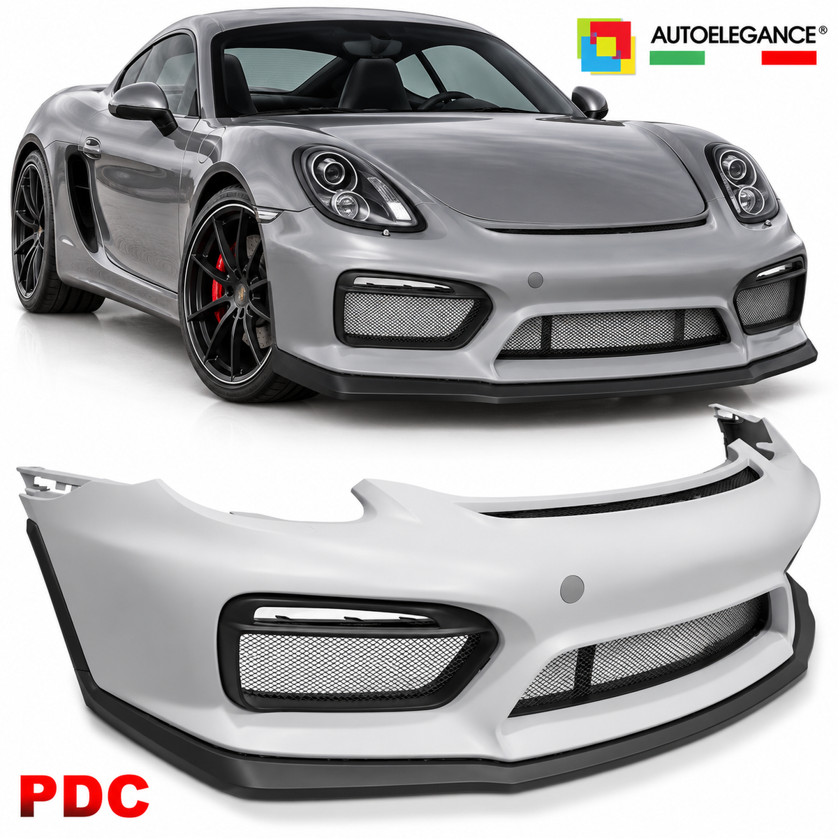 Paraurti anteriore stile sportivo ADATTO PER Porsche Cayman 981c (2012-20