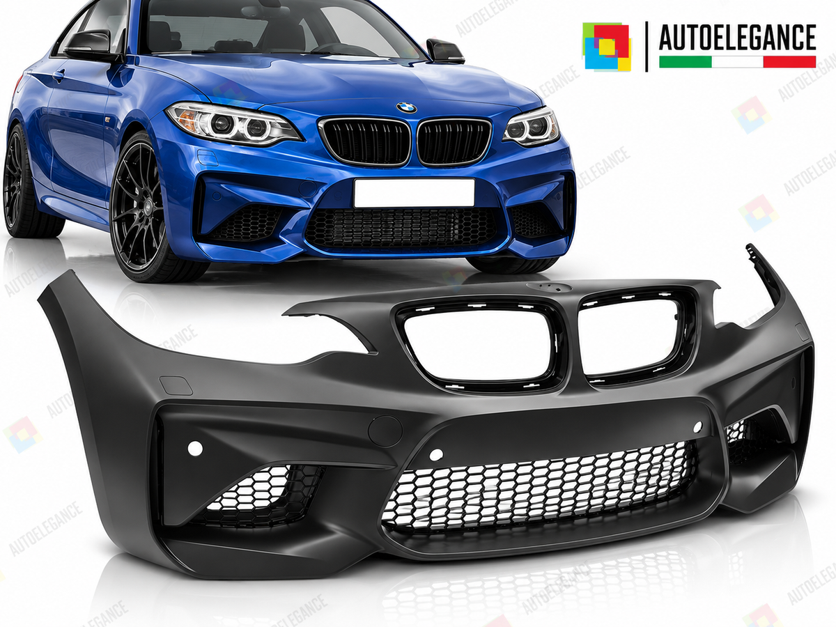 PARAURTI ANTERIORE STILE SPORT PDC adatto per BMW F22/F23 13-17 LOOK M