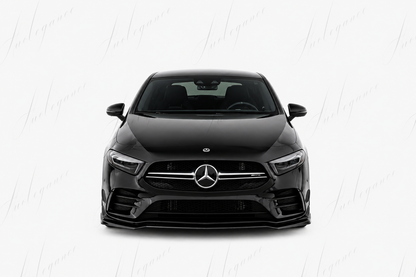 🔥ART.0066 SPLITTER ADATTO PER MERCEDES CLASSE A W177 AMG NERO LUCIDO🔥