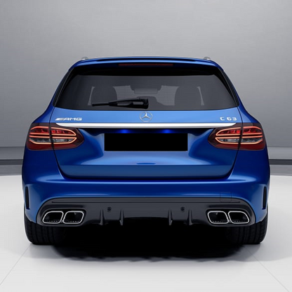 💫ART.7667 Paraurti Posteriore Look C63 AMG per MERCEDES W205 2018+💫