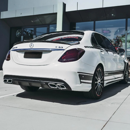 💫ART.7699 Paraurti Posteriore Look C63 AMG per MERCEDES Classe C 2014+💫