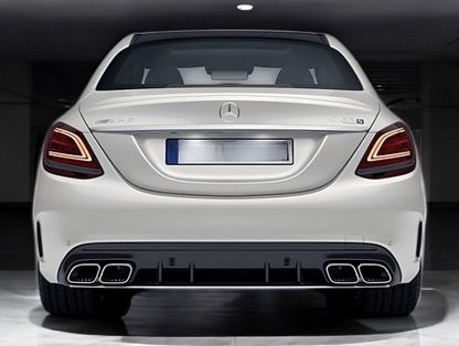 Rear Bumper suitable for Mercedes C-Class (W205) Sedan (2014-2021)