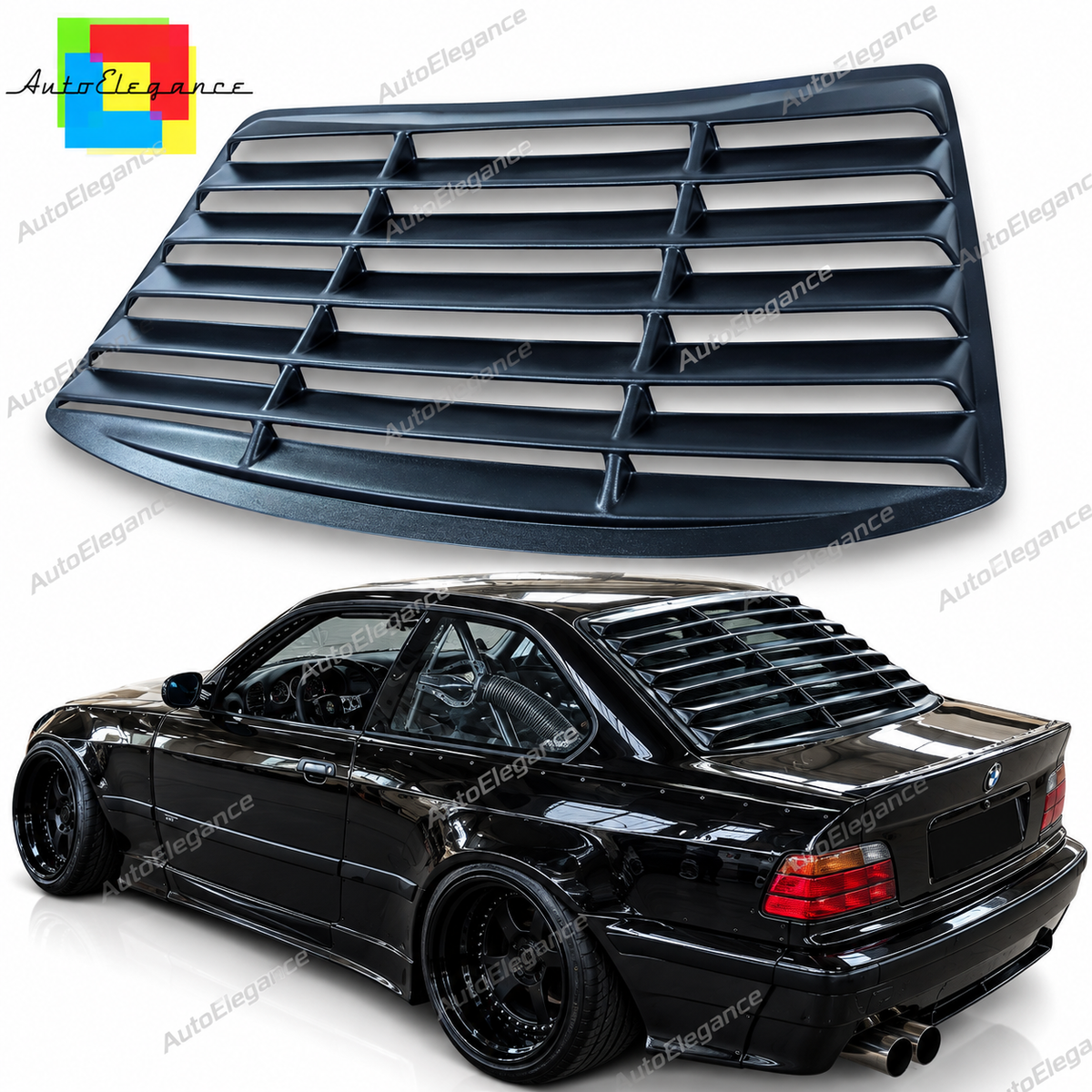 👉ART.10787 Louver lunotto posteriore adatto per BMW E36 Coupe👈