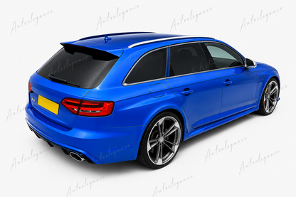 🔥ART.9892 SPOILER PER AUDI A4 B8 AVANT STATION WAGON 8K NERO LUCIDO LOOK RS4🔥