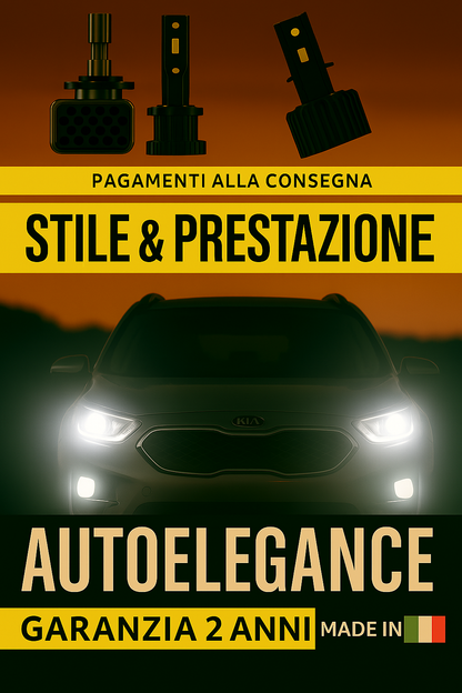 ❤️ KIT LED D3S 6000K BIANCO GHIACCIO ANABBAGLIANTI PER  KIA SPORTAGE4 ❤️