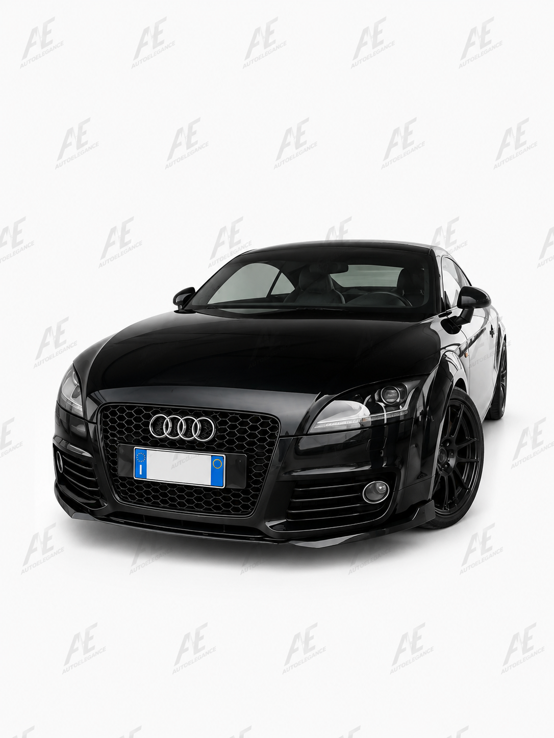 💕ART.0100 Splitter Audi TT solo per standard + sline nero lucido 💕