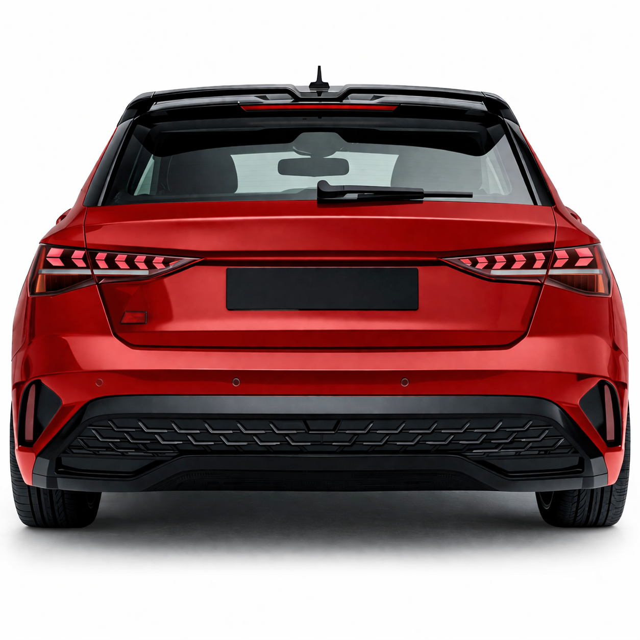 💫Spoiler Stile Oettinger per Audi A3 8Y Nero Lucido ABS 2021+💫