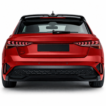 💫Spoiler Stile Oettinger per Audi A3 8Y Nero Lucido ABS 2021+💫