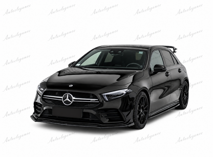 🔥ART.0034 MINIGONNE LATERALI SOTTOPORTA ABS MERCEDES A W177 NERO LUCIDO🔥