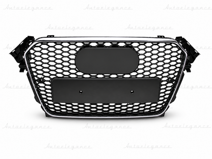🔥ART.0624 GRIGLIA ANTERIORE AUDI A4 B8 AVANT BERLINA CALANDRA RS4 CROMATO🔥