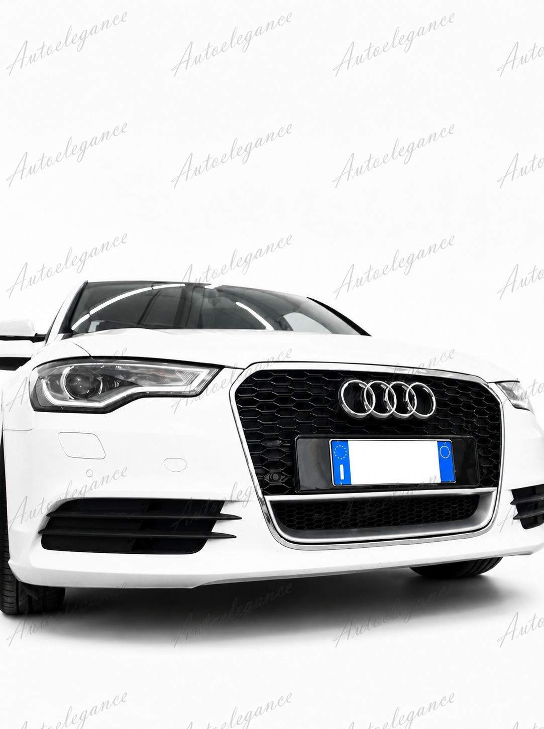 🔥ART.0677 GRIGLIA PER AUDI A6 4G C7 2012-2015 LOOK RS6 QUATTRO BORDO CROMATO🔥
