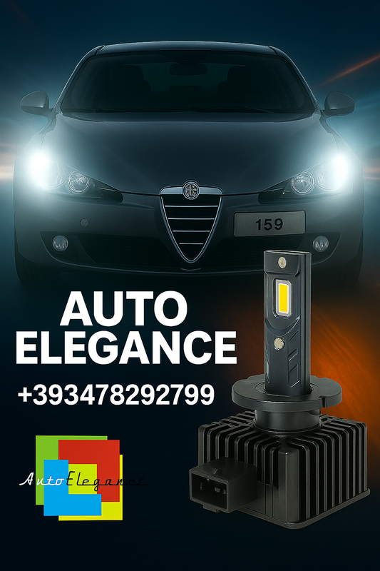 💕COPPIA LAMPADE D1S LED DA XENON A LED PER ALFA ROMEO 159 6000K BIANCO💕