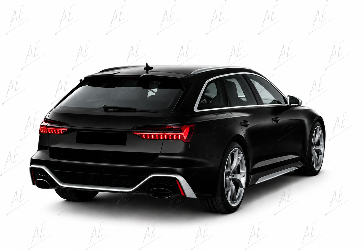 💕ART.10193 SPOILER AUDI  A6 C8  NERO  LUCIDO💕