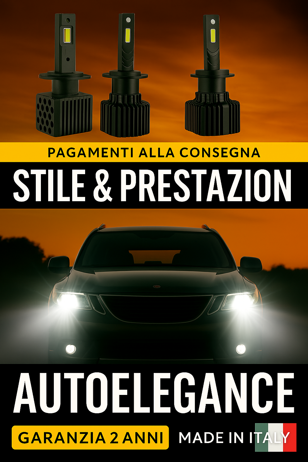 ⭐LAMPADE ANABBAGLIANTI D1S KIT LED 6000K ADATTO PER SAAB 9-7 X⭐