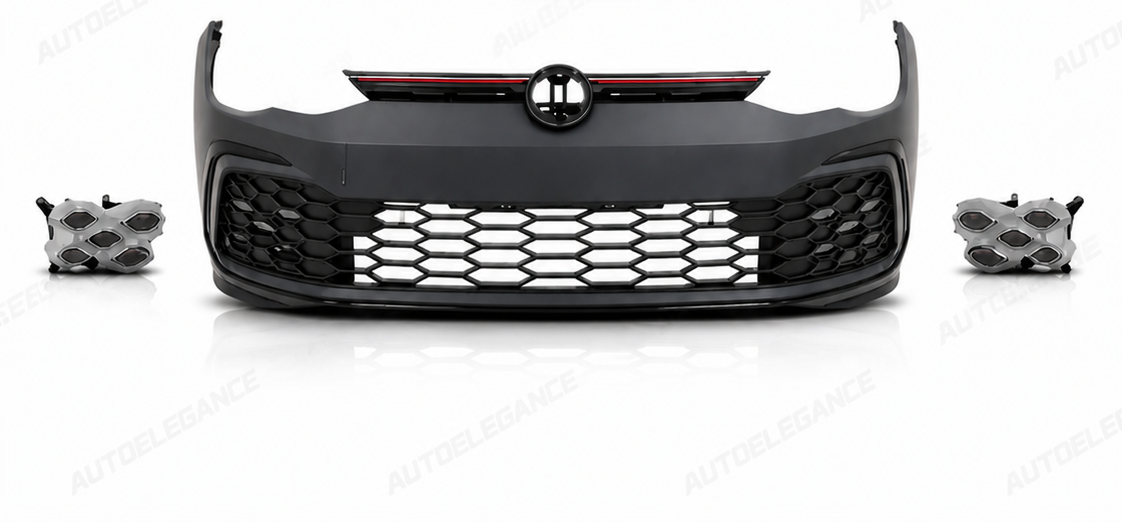 💕PARAURTI ANTERIORE VOLKSWAGEN VW GOLF 8 LOOK GTI PDC + FENDINEBBIA💕