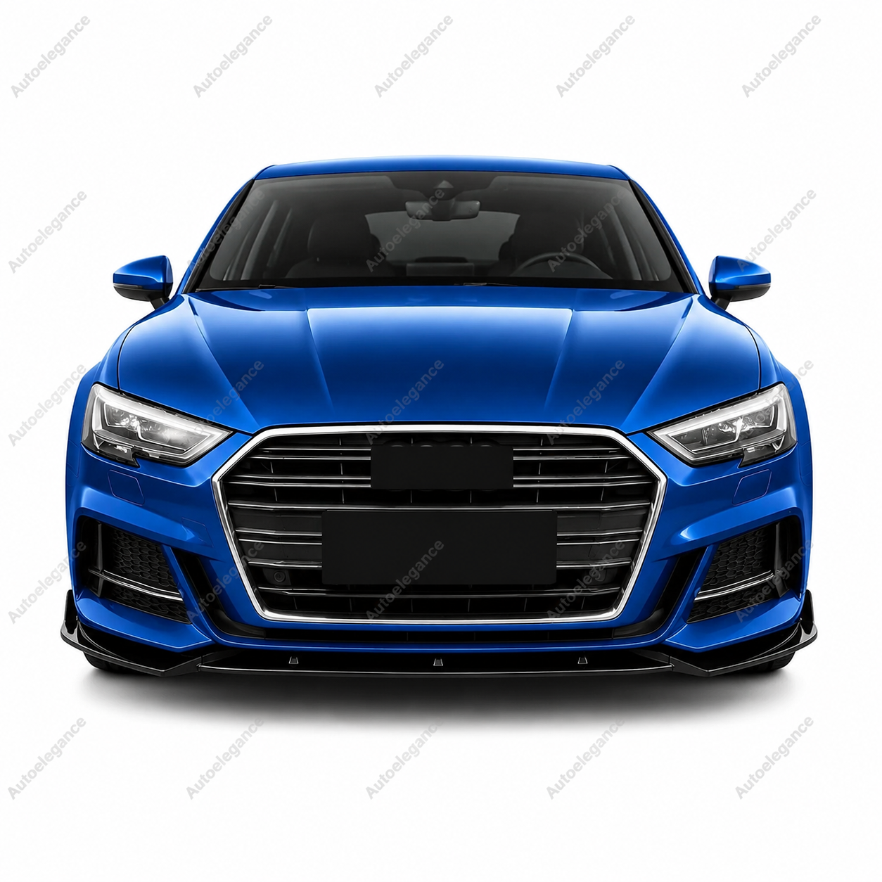 🔥ART.9881 SPLITTER ANTERIORE PER AUDI A3 S3 S LINE 8V NERO LUCIDO 17-20🔥