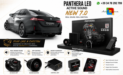 💫ART. 2672 PANTHERA Soundsystem Booster 7.0 - BMW 5 / M5 G60 / G61 2023-💫