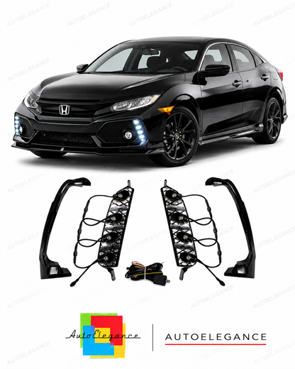 💕KIT LUCE DIURNA HONDA CIVIC 16-20 DRL PARAURTI TYPE R💕