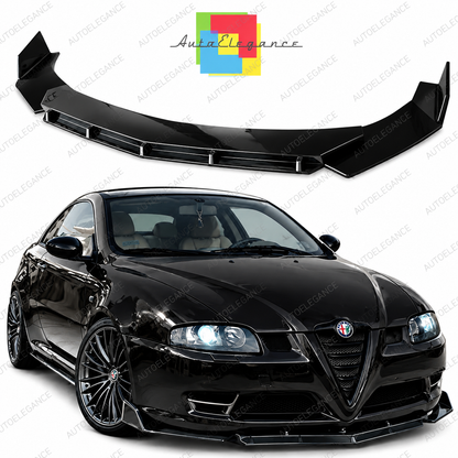 👉LAMA SOTTO PARAURTI ANTERIORE IN ABS NERO ADATTO PER ALFA ROMEO GT👈