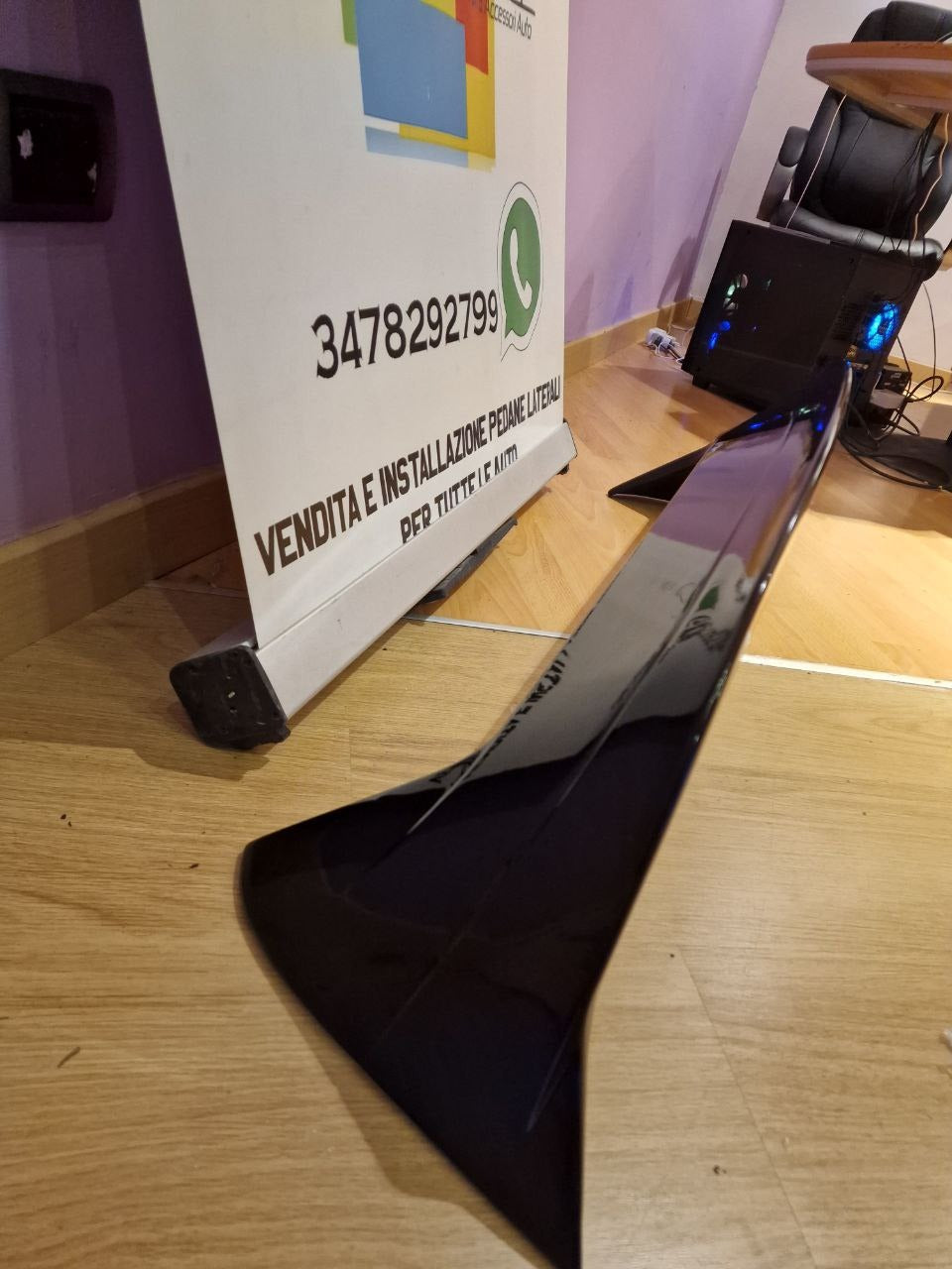 ⭐2004  Spoiler adatto per VW VOLKSWAGEN Golf MK 8 R 2020+ nero⭐