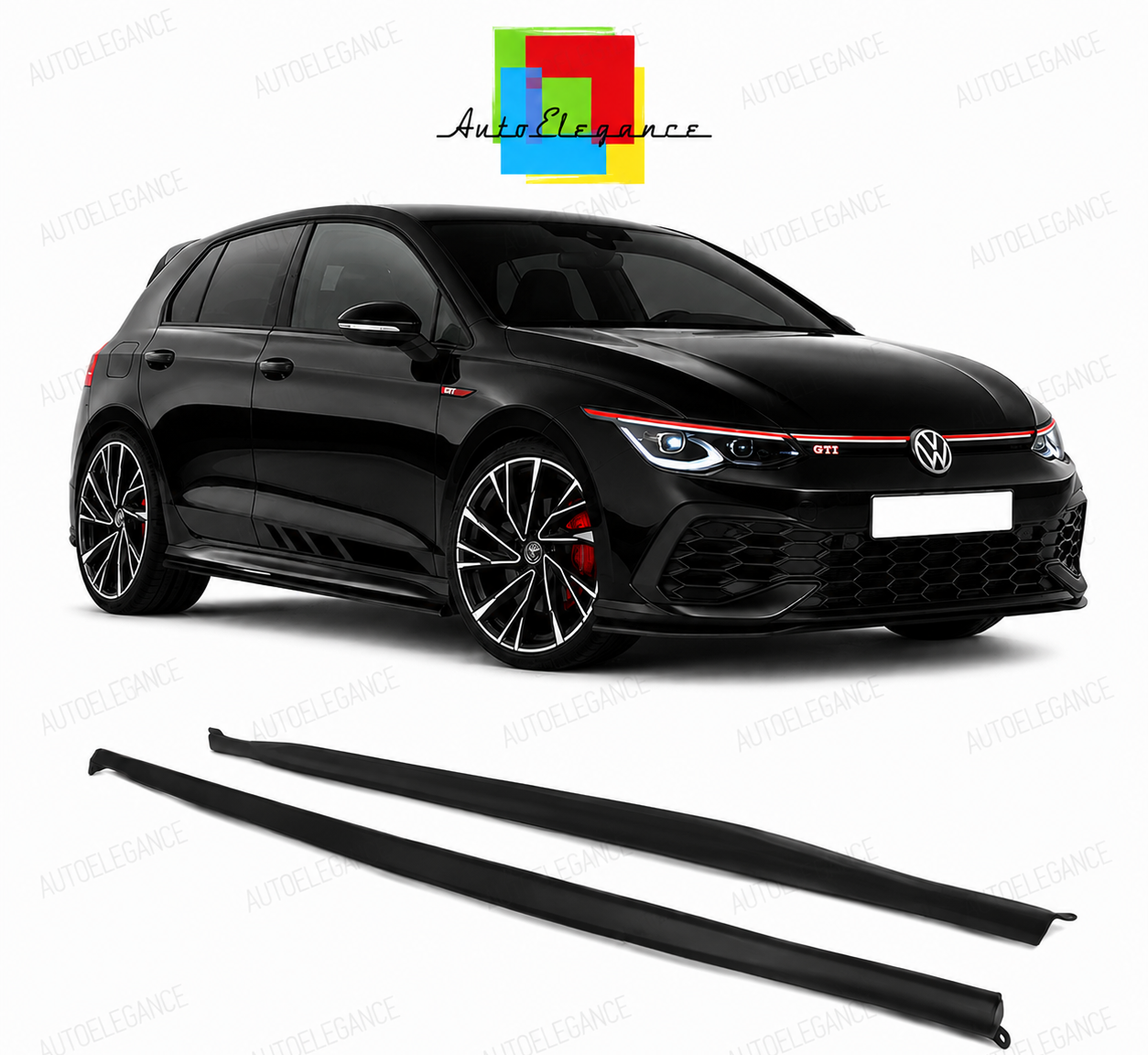 💕SOTTO  MINIGONNE VOLKSWAGEN VW GOLF 8 LOOK CLUBSPORT💕