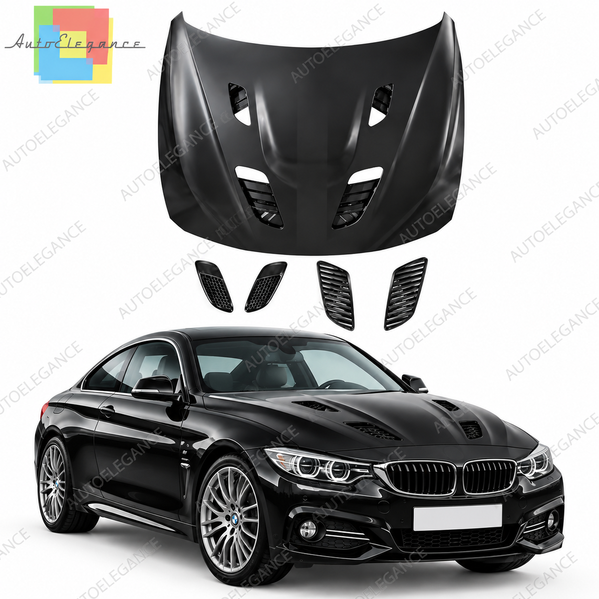 BODYKIT E36 + COUPE REAR LIGHTS WITH WHITE INDICATOR