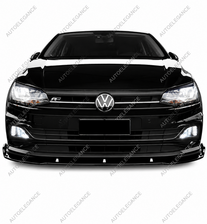 💫Splitter Anteriore Nero Lucido per Polo 8 GTI R-line 2017-2021💫