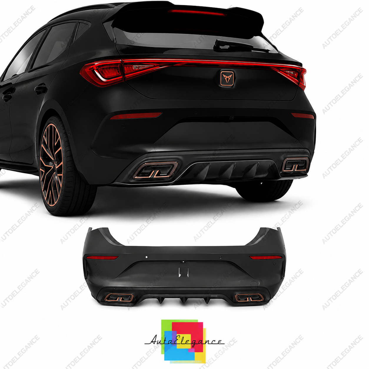 👉Paraurti Posteriore Seat Leon Cupra 21+ Look Cupra👈
