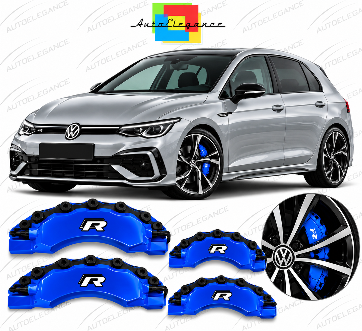 ART.7988 COVER PINZE FRENO BLUE ADATTO PER VW GOLF VII