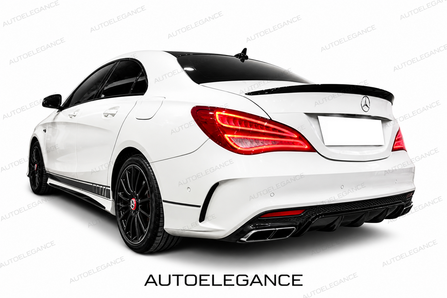 💫ART.9770 Spoiler Posteriore Nero Lucido per Mercedes W117 AMG 2013-2018💫