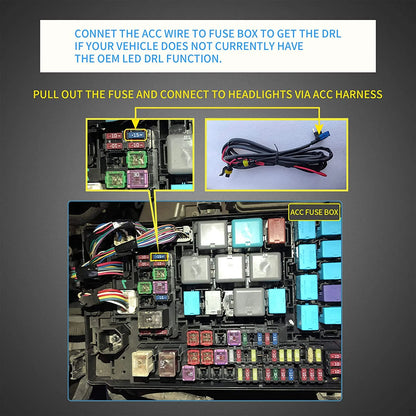 LED Headlights and Taillights Compatible with Toyota Tacoma 2016-2019