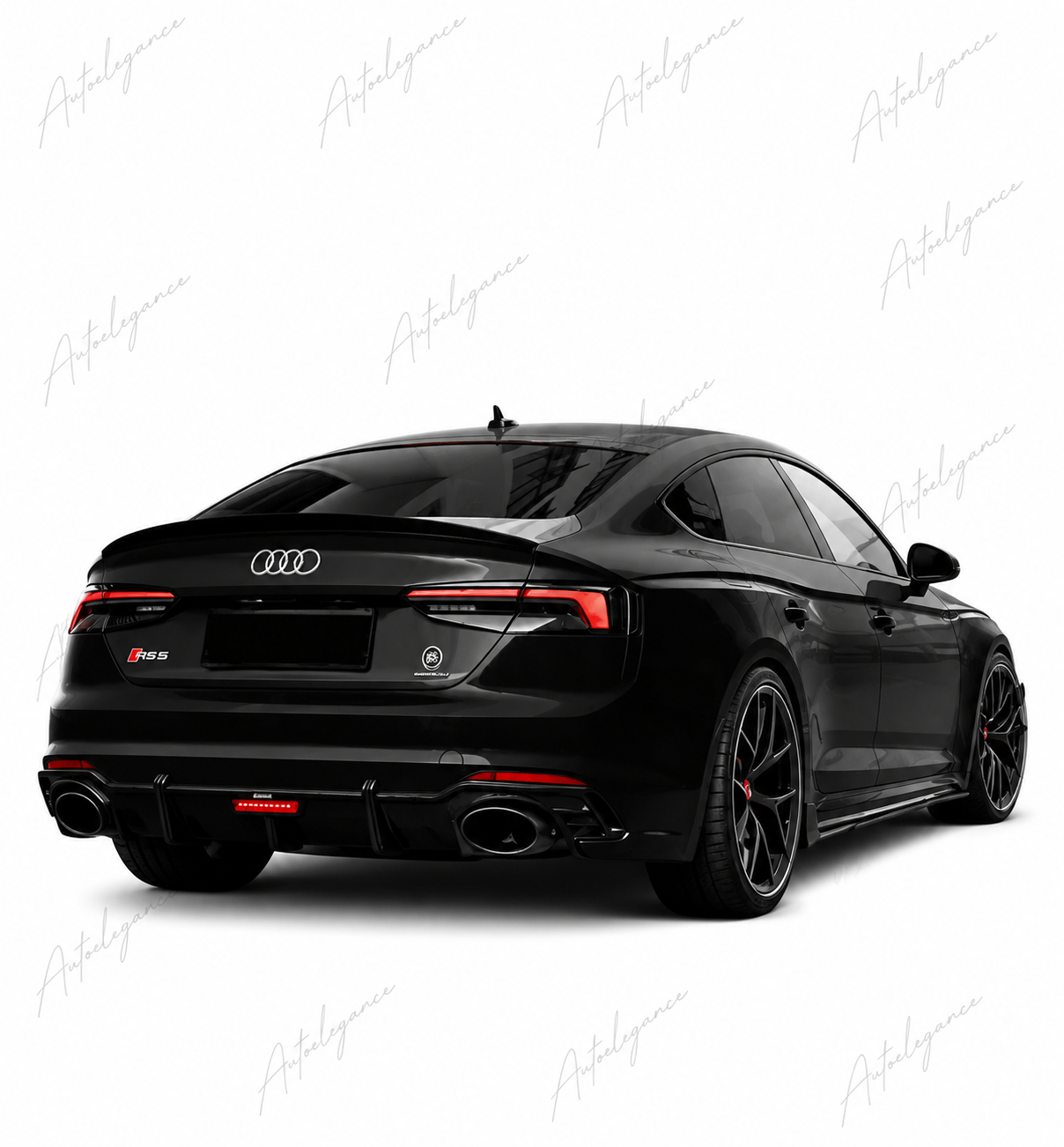🔥ART.9914 SPOILER PER BAGAGLIAIO AUDI A5 S5 RS5 B9 SPORTBACK NERO LUCIDO 17+🔥