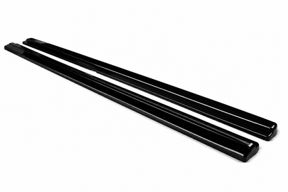 💕 Sotto minigonne  adatto per   Audi S8 D4   nero lucido 💕