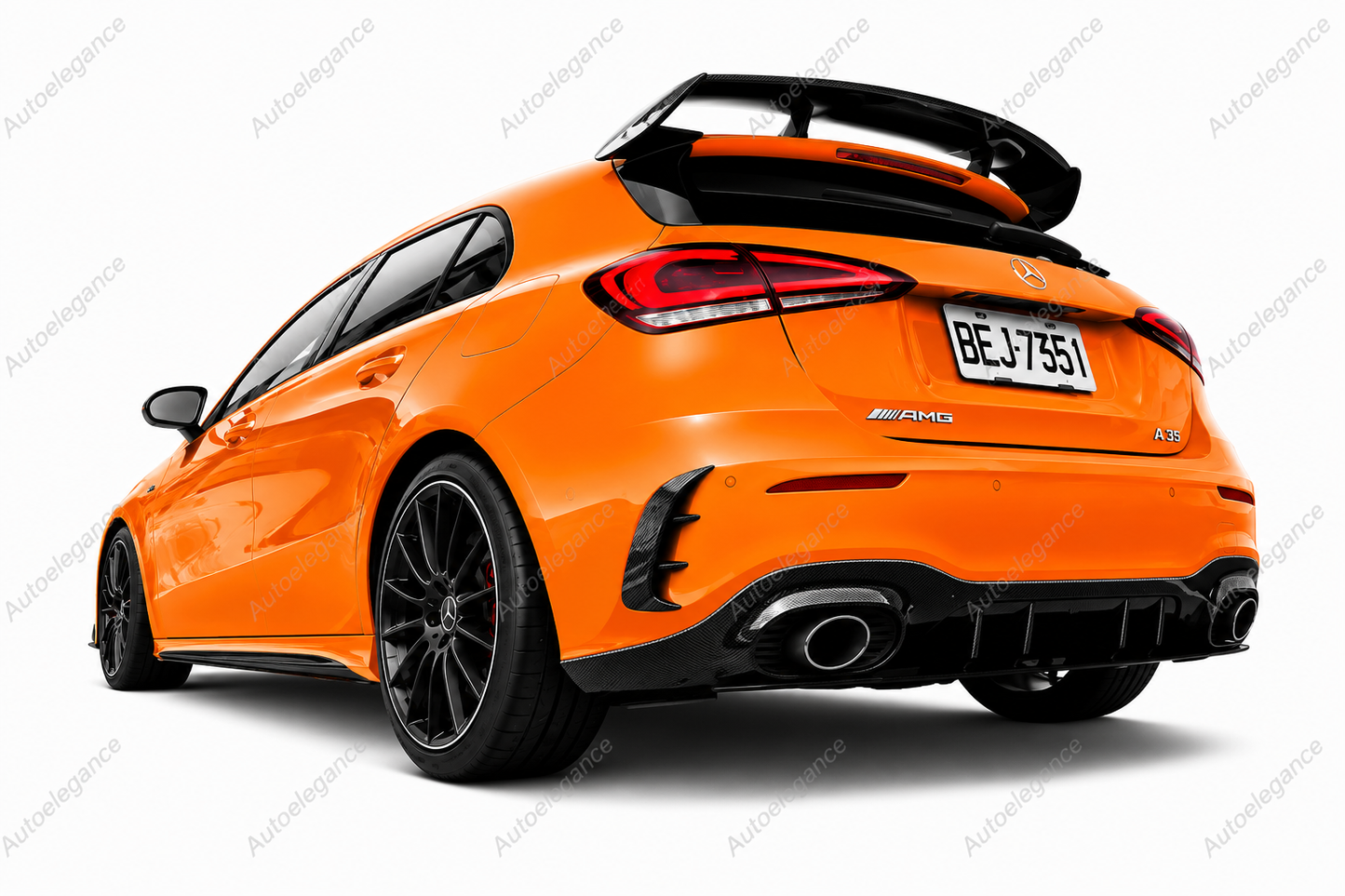 🔥COPPIA DI ALETTE POSTERIORI MERCEDES W177 AMG LINE HATCHBACK FIBER CARBONI🔥