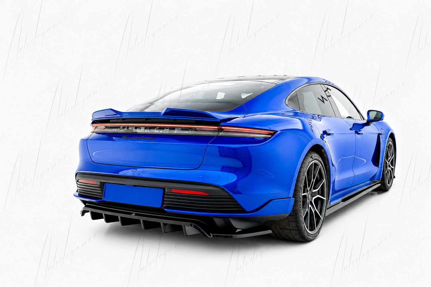 🔥ART.9702 SPLITTER POSTERIORE (CON BARRE VERTICALI PORSCHE TAYCAN TURBO S Mk1🔥