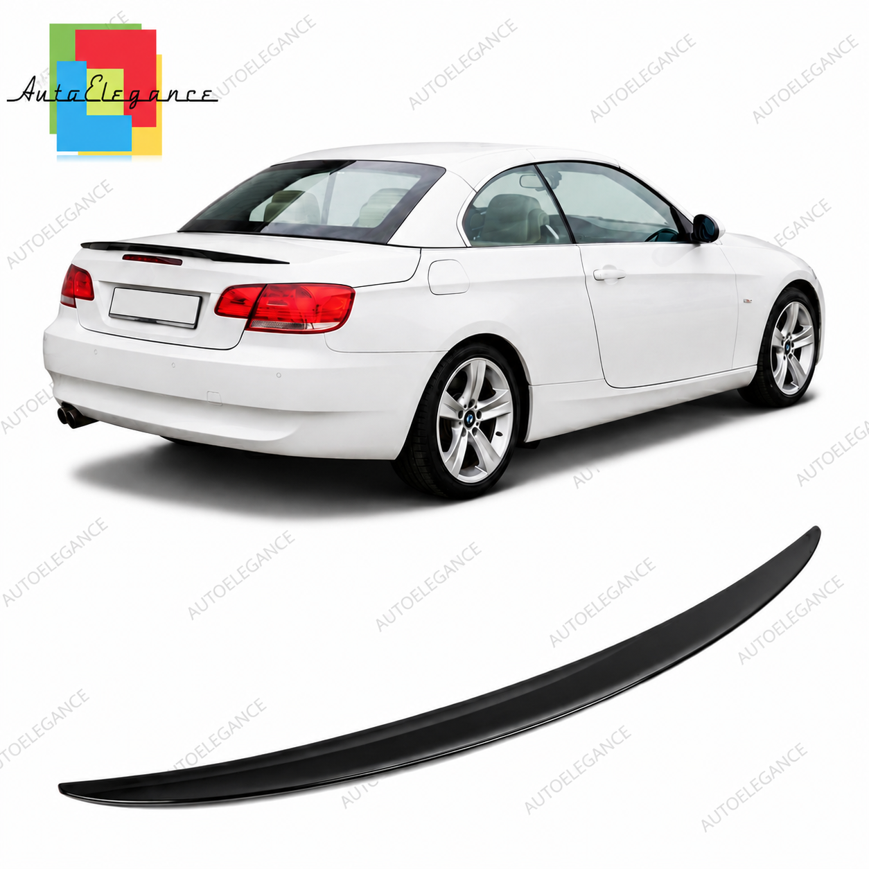 👉Spoiler sul bagagliaio nero lucido adatto per BMW Serie 3 E93 Cabrio 06-13👈
