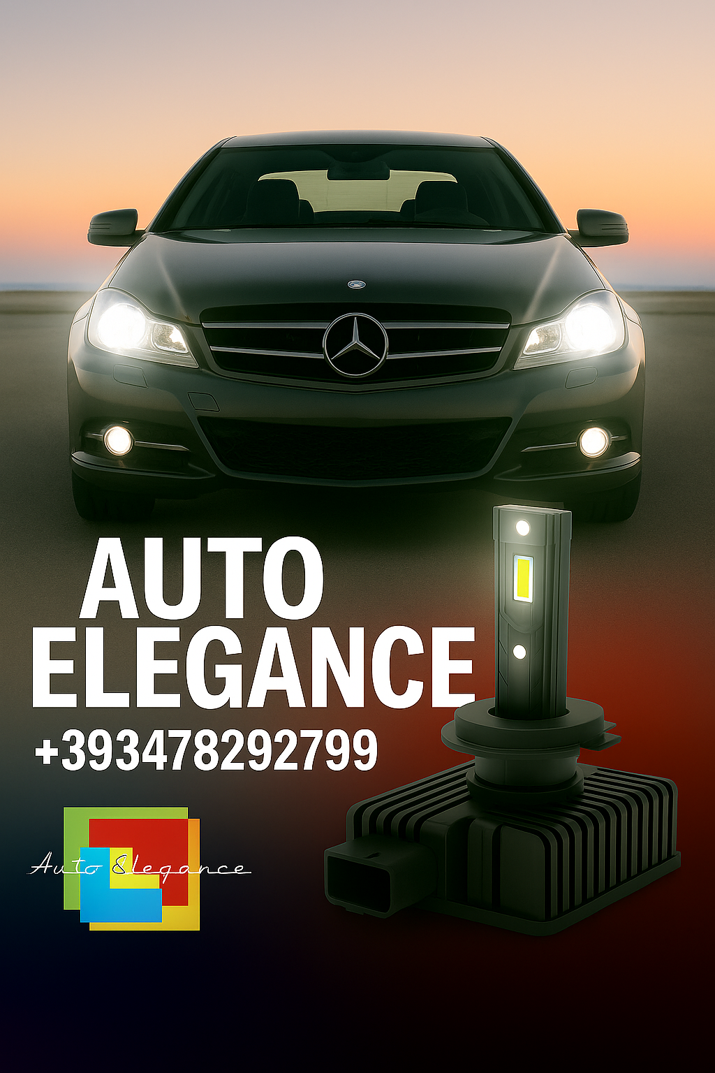 COPPIA LAMPADE D2S LED DA XENON A LED PER  MERCEDES  W203 COUPE