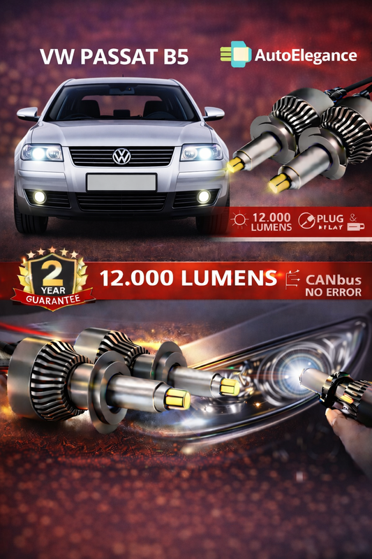 KIT LED Vw PASSAT B5 ANABAGLIANTI H7 CANBUS Bianco 6500K 360 gradi