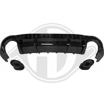 DIFFUSORE PER AUDI A3 8Y SPORTBACK 2020+ NERO LUCIDO LOOK RS - SOLO PER SLINE S3