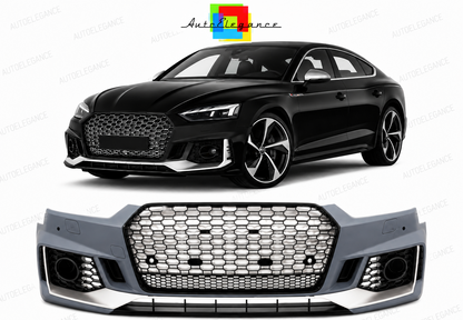 💕PARAURTI ANTERIORE AUDI A5 F5 SPORTBACK COUPE CABRIO 16-19 LOOK RS5💕