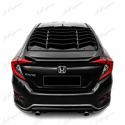 🔥ART.2155 GRIGLIA PER LUNOTTO POSTERIORE HONDA CIVIC FC5 NERO OPACO IN ABS🔥