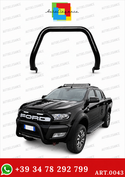 ART. 0043 BULLBAR FORD RANGER T6 2015+ NERO OPACO
