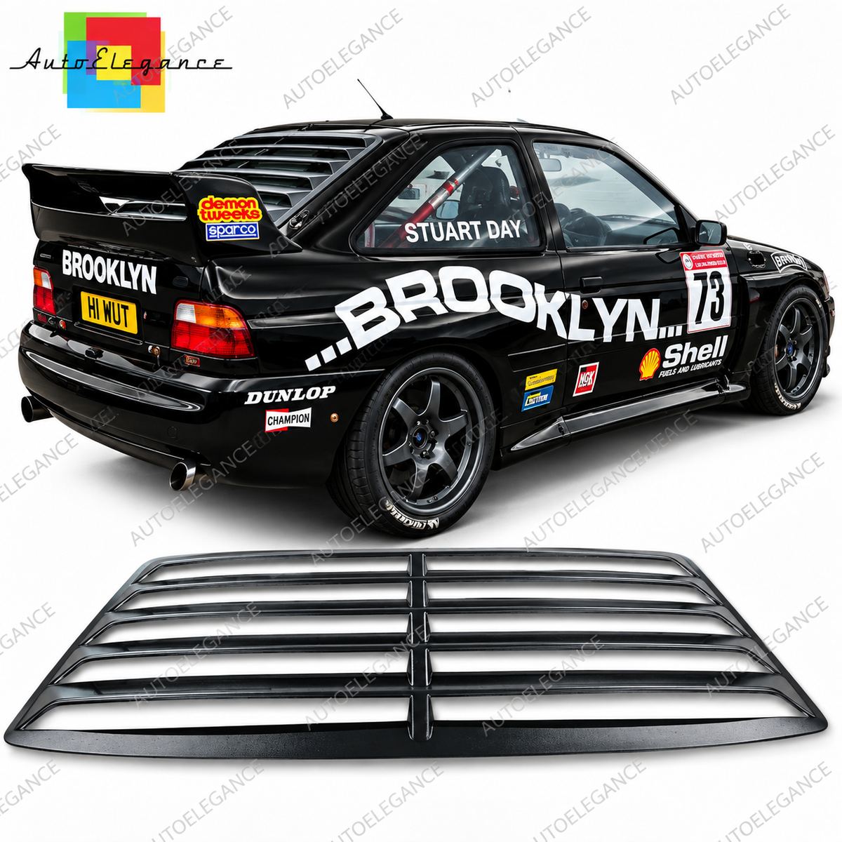 👉ART.10855 Louver lunotto posteriore adatto per Ford Escort 1990-1997👈
