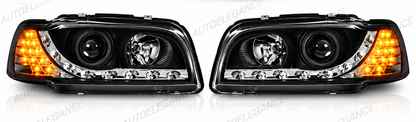 ART.10989 FARI ANTERIORI ADATTO PER VOLVO S40/V40 02.96-04.00 NERO LED