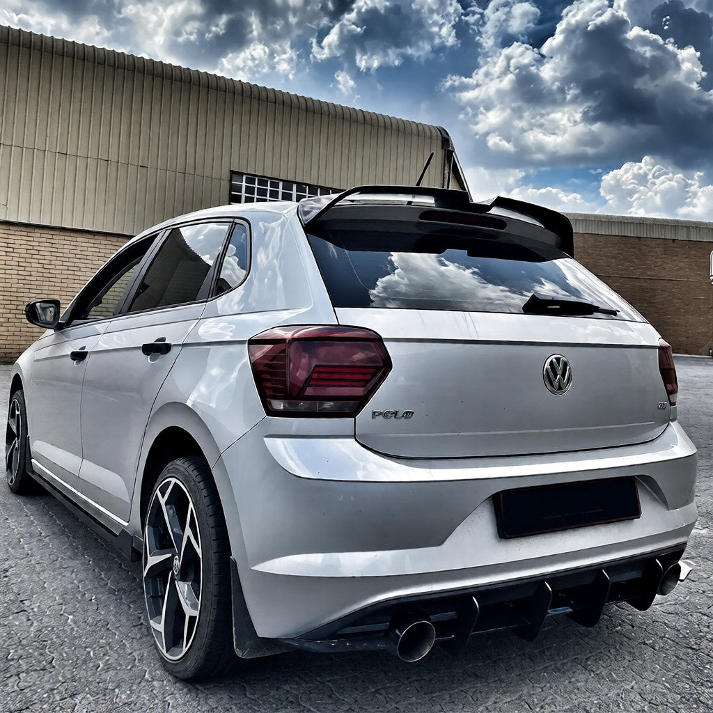 💫ART.7063 Spoiler da Tetto per VW Polo VI (AW) (2017-2021) Nero Lucido Stile Oettinger💫