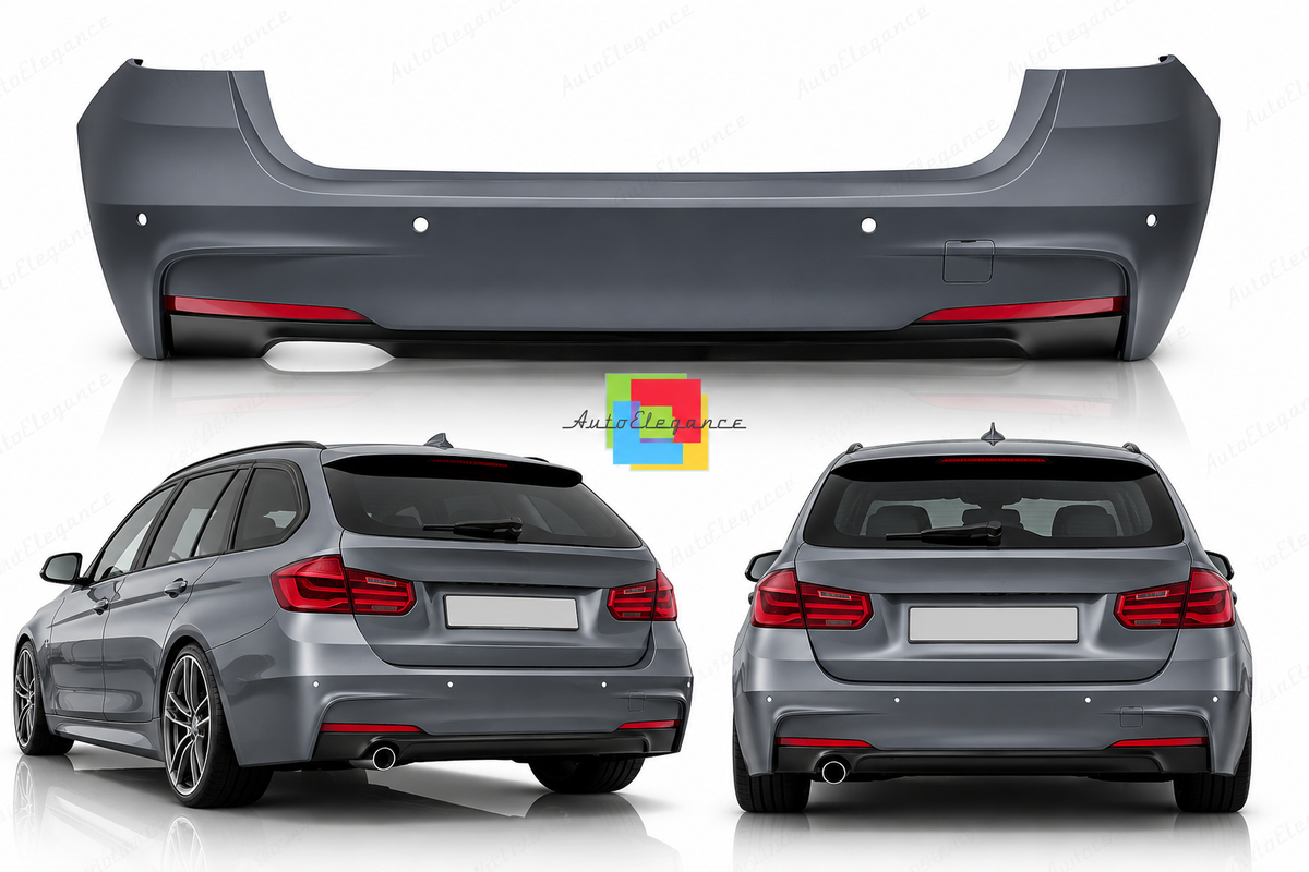 PARAURTI POSTERIORE ADATTO PER BMW F31 TOURING 11-18 LOOK M