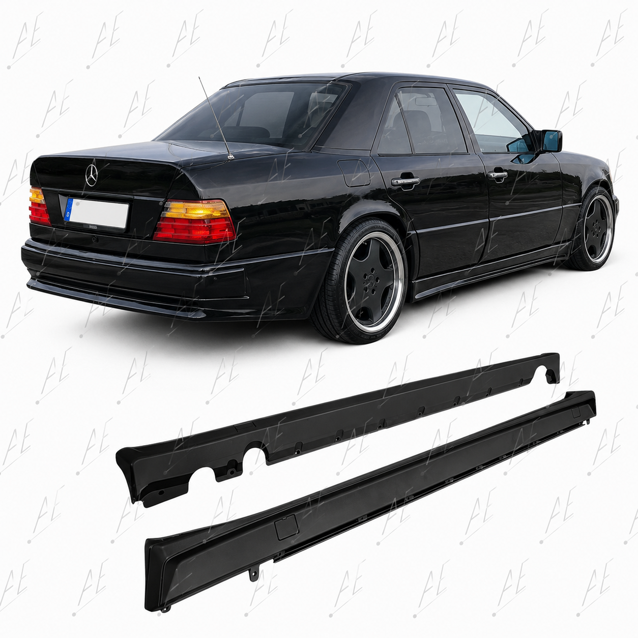 💕ART.10203 MINIGONNE LATERALI MERCEDES CLASSE E W124 4P 85-93 LOOK AMG💕